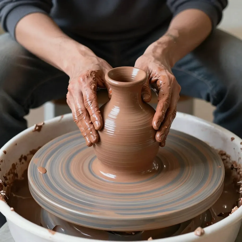 Keramikkverksted omgivelser